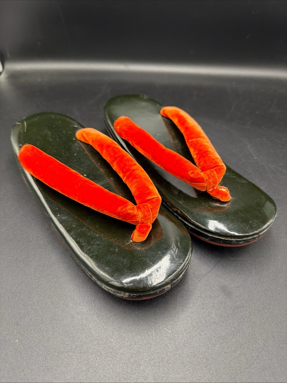 DEAR VANILLA AUTHENTIC JAPANESE VINTAGE ZORI KIMONO SANDALS 22cm US SIZE 5